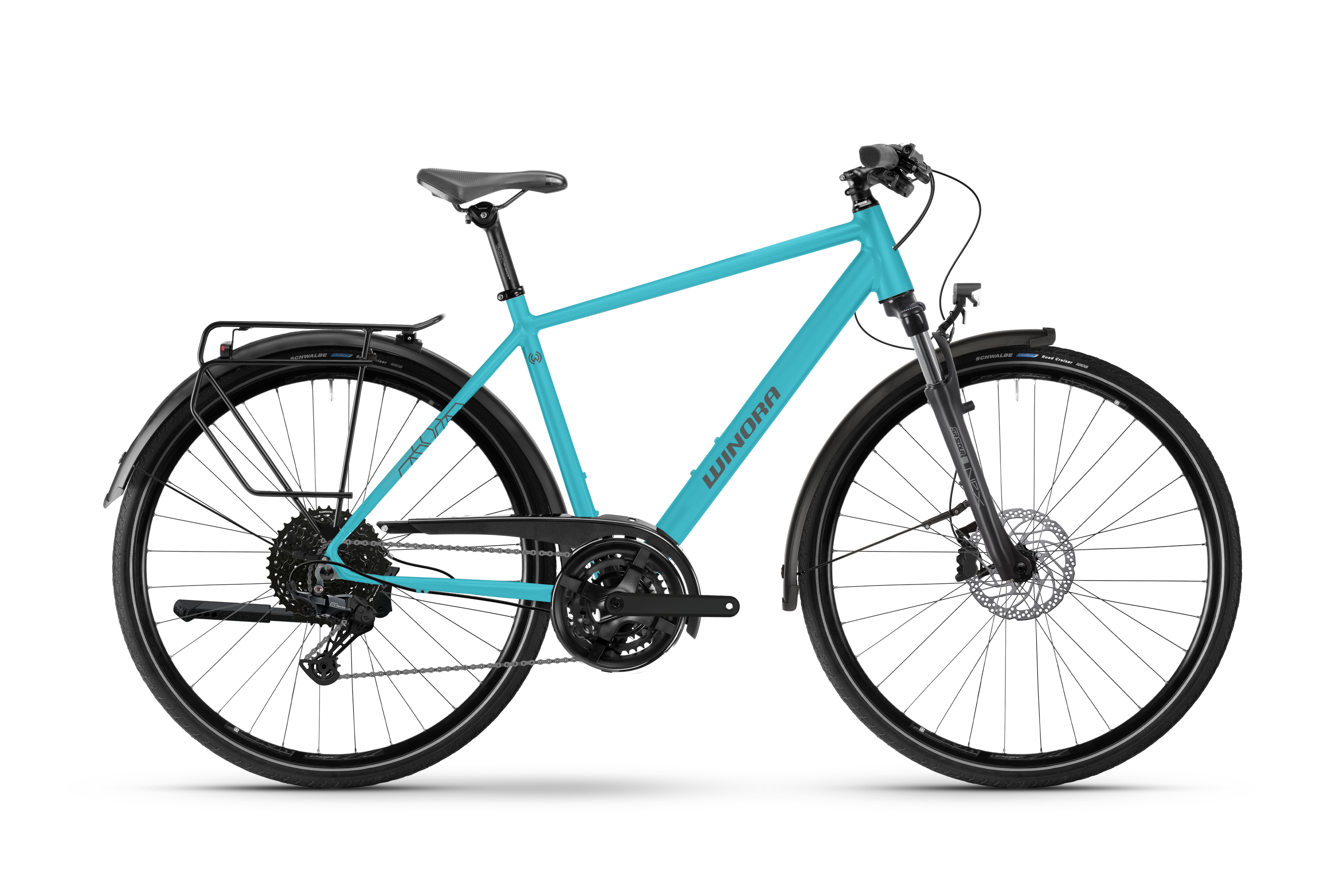 fahrradsattel winora Bereit für jede Tour. Sportlich. Vielseitig. Das ist das Trekkingrad  Domingo X18 von Winora mit hohem Rahmen