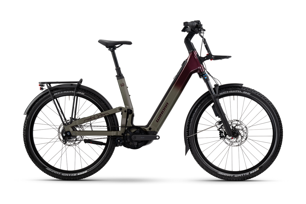 Winora Sinus FS R5f Pro | Komfort E-Bike mit Riemenantrieb