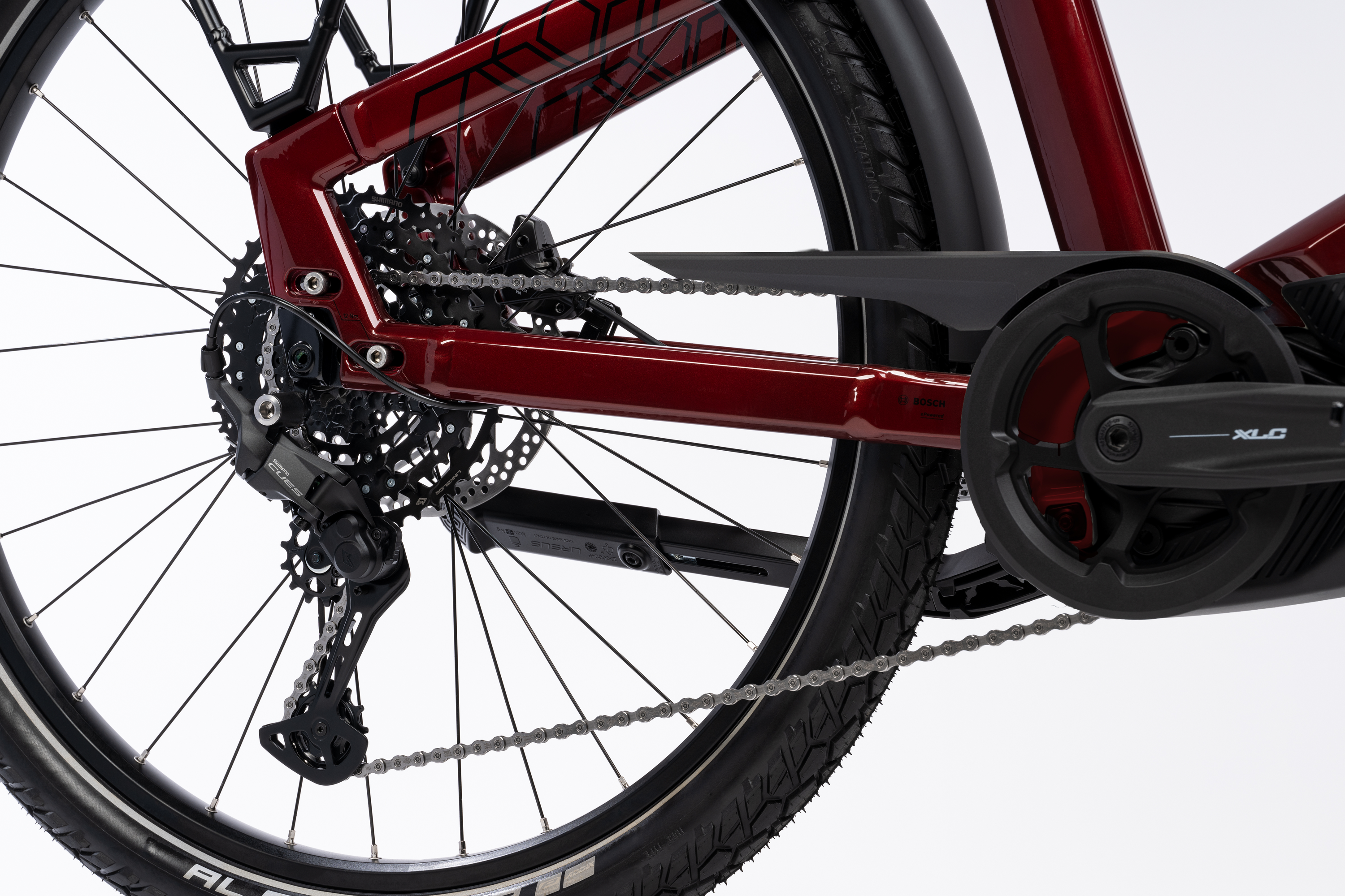 Haibike/Winora - Kit de verrouillage en 3 parties pour cache batterie