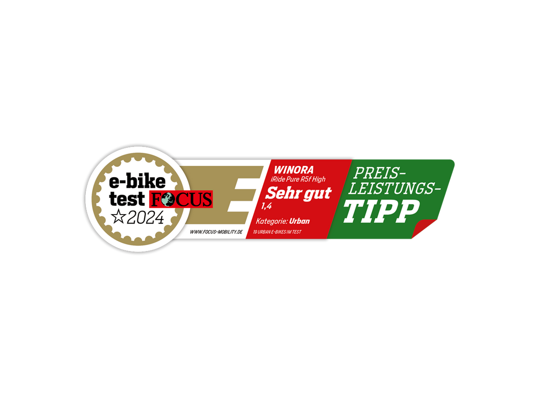 FOCUS e-bike test price-performance winner, grade: very good - 2024